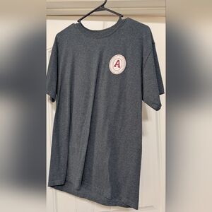 University Of Arkansas Emblem Gray Tee